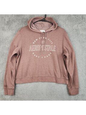 Y2K Aeropostale *Women's Medium Boxy Fit (JR's XL) Cozy Hoodie Pullover Mallcore